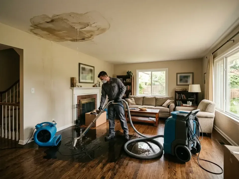 attic-pipe-burst-ceiling-drip-008 — frequently asked questions, Water Damage Restoration & Carpet Care in Cleveland, OK